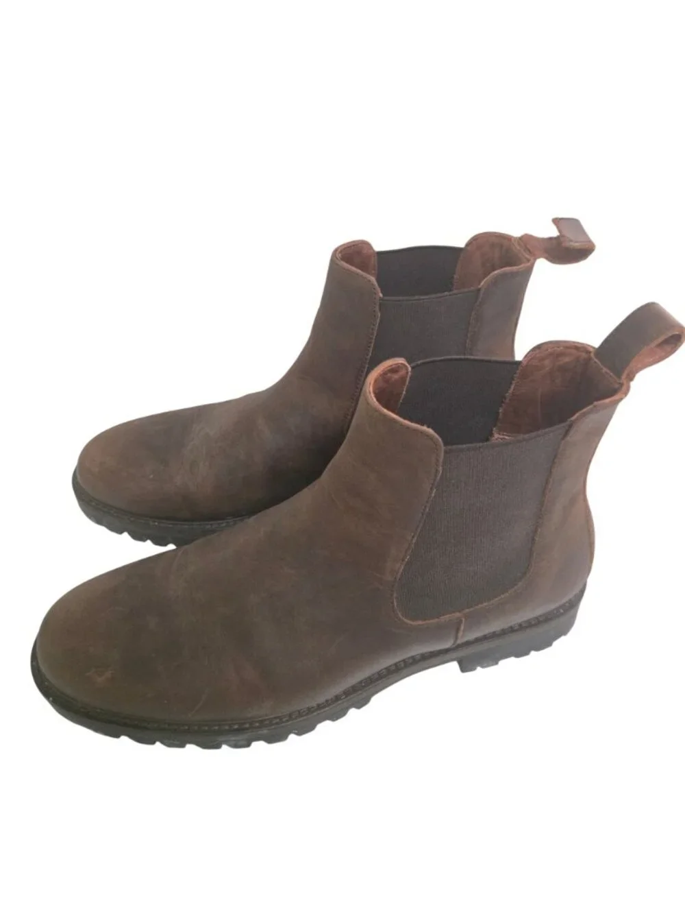 Portland Leather Patina Chelsea Boots Canyon Brown Size 11